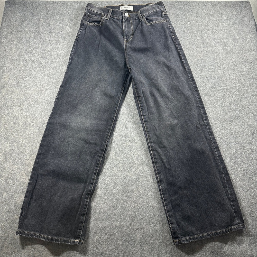 PacSun Extreme Baggy Jeans Mens 29x30 Faded Black Wide Leg Denim 100% Cotton